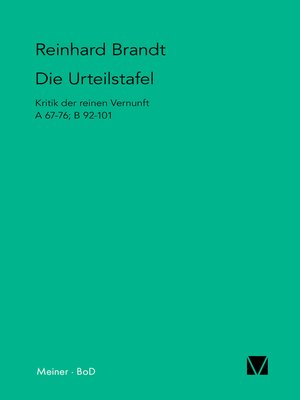 cover image of Die Urteilstafel